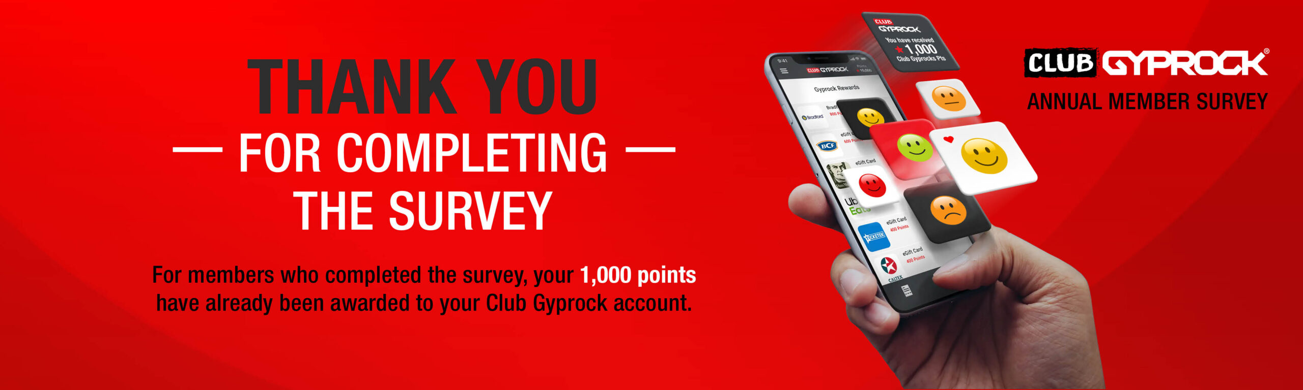 CSR Annual Survey Thank You
