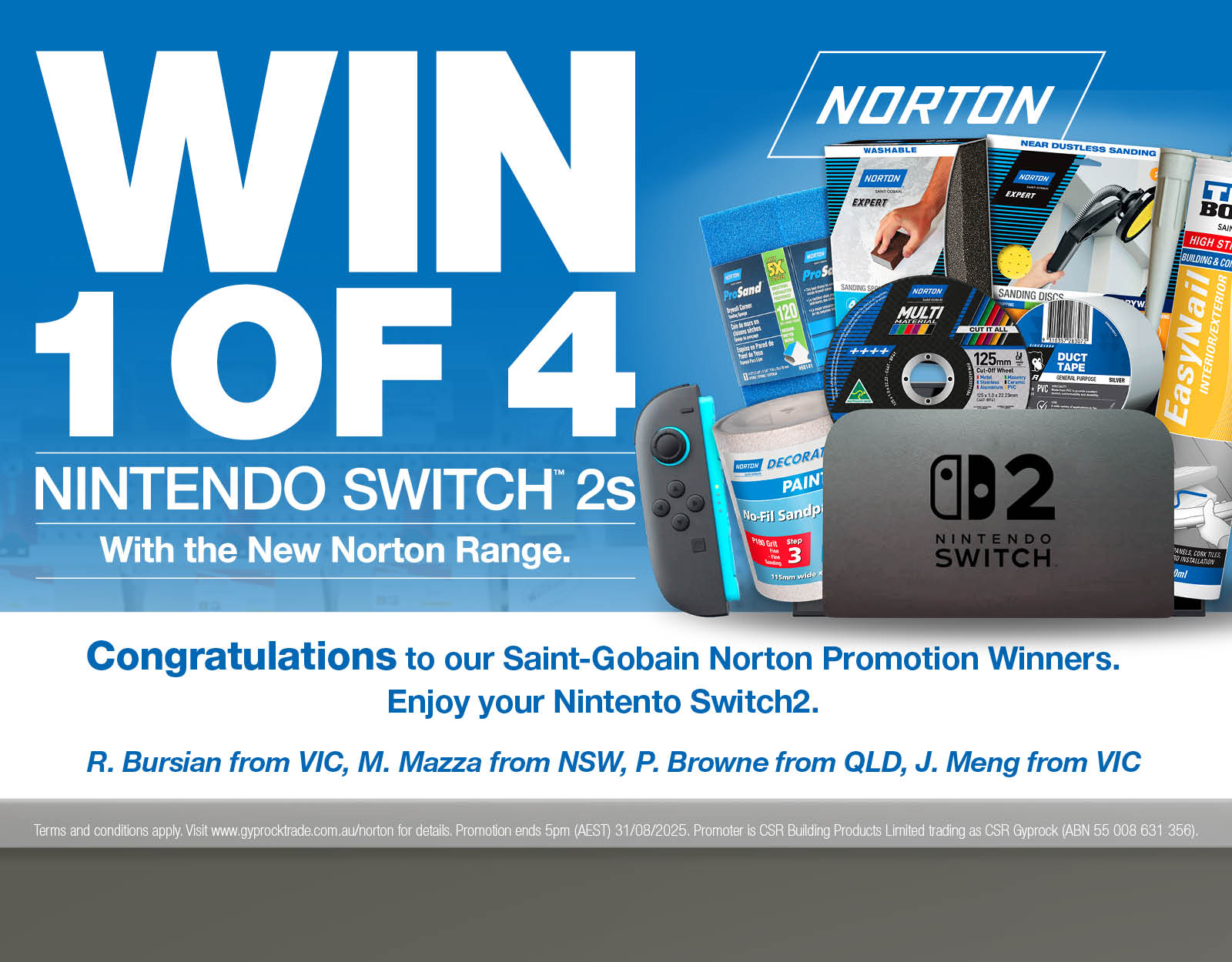 Norton Promotion Winners -AUG2025-Gyrpck Trade Centre - mobile banner